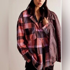 NWOT Free People We The Free Izzy Cargo Shirt